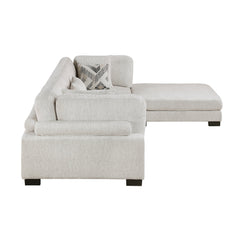 Tinley Beige 4-Piece Modular Sectional with Ottoman - Ornate Home