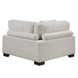 Tinley Beige 4-Piece Modular Sectional with Ottoman - Ornate Home