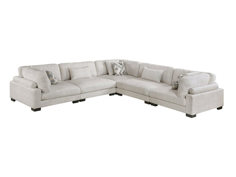 Tinley Beige 5-Piece Modular Sectional - Ornate Home