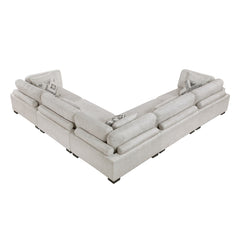 Tinley Beige 5-Piece Modular Sectional - Ornate Home