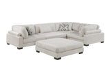 Tinley Beige 5-Piece Modular Sectional with Ottoman - Ornate Home