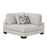 Tinley Beige 5-Piece Modular Sectional with Ottoman - Ornate Home