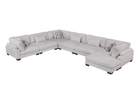 Tinley Beige 6-Piece Modular Sectional with Chaise - Ornate Home