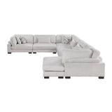 Tinley Beige 6-Piece Modular Sectional with Chaise - Ornate Home