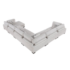 Tinley Beige 6-Piece Modular Sectional with Chaise - Ornate Home
