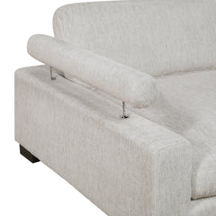 Tinley Beige 6-Piece Modular Sectional with Ottoman - Ornate Home