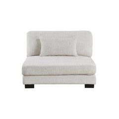 Tinley Beige 6-Piece Modular Sectional with Ottoman - Ornate Home