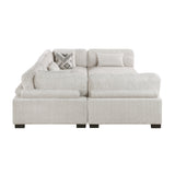 Tinley Beige 6-Piece Modular Sectional with Ottoman - Ornate Home