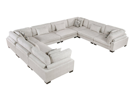 Tinley Beige 8-Piece Modular Sectional - Ornate Home