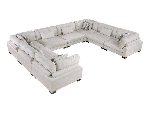 Tinley Beige 8-Piece Modular Sectional - Ornate Home