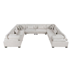 Tinley Beige 8-Piece Modular Sectional - Ornate Home