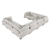 Tinley Beige 8-Piece Modular Sectional - Ornate Home