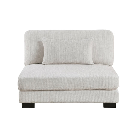 Tinley Beige Modular Armless Chair - Ornate Home