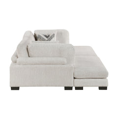 Tinley Beige Modular Double Chaise Sectional - Ornate Home