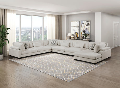 Tinley Beige Modular Reversible Chaise - Ornate Home
