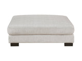 Tinley Beige Ottoman - Ornate Home