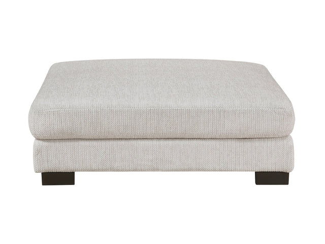 Tinley Beige Ottoman - Ornate Home