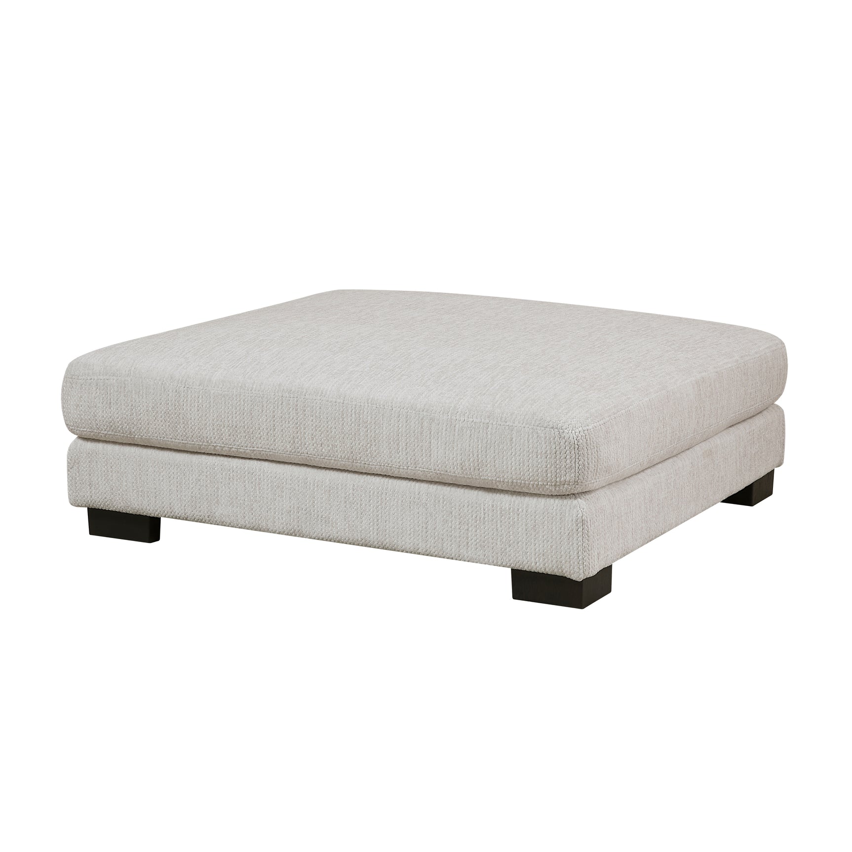 Tinley Beige Ottoman - Ornate Home