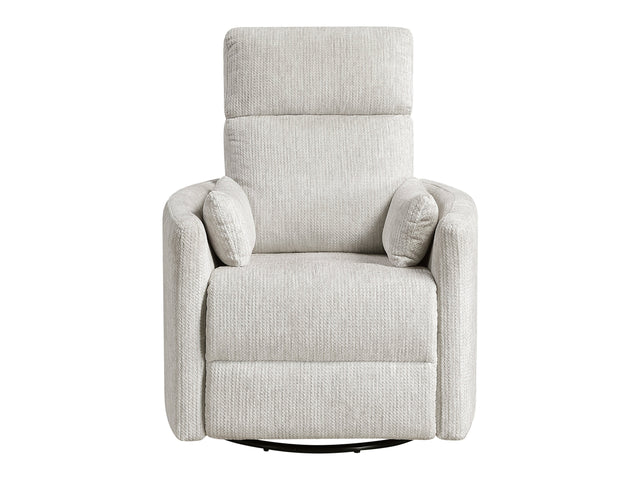 Tinley Beige Swivel Glider Reclining Chair - Ornate Home