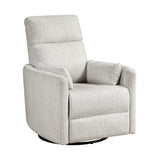 Tinley Beige Swivel Glider Reclining Chair - Ornate Home