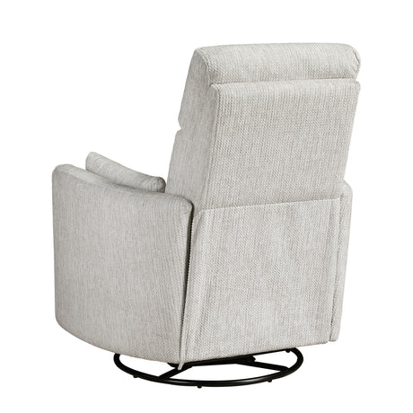 Tinley Beige Swivel Glider Reclining Chair - Ornate Home