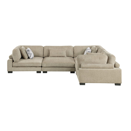 Tinley Brown 4-Piece Modular Sectional - Ornate Home