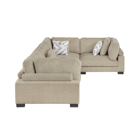 Tinley Brown 4-Piece Modular Sectional - Ornate Home