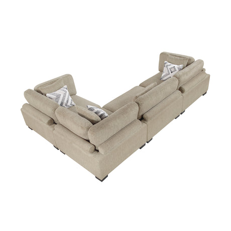 Tinley Brown 4-Piece Modular Sectional - Ornate Home