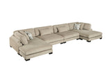 Tinley Brown 4-Piece Modular Sectional with Chaise - Ornate Home