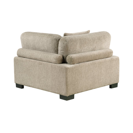 Tinley Brown 4-Piece Modular Sectional with Chaise and Ottoman - Ornate Home