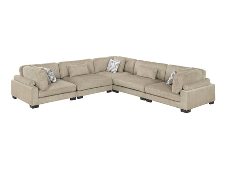 Tinley Brown 5-Piece Modular Sectional - Ornate Home