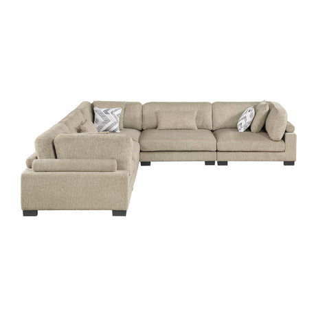 Tinley Brown 5-Piece Modular Sectional - Ornate Home