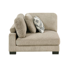 Tinley Brown 6-Piece Modular Sectional with Ottoman - Ornate Home