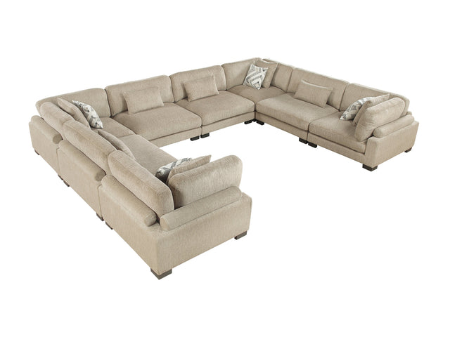 Tinley Brown 8-Piece Modular Sectional - Ornate Home