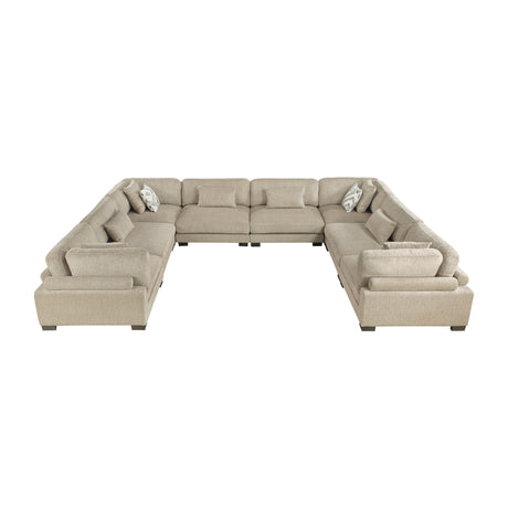 Tinley Brown 8-Piece Modular Sectional - Ornate Home