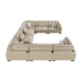 Tinley Brown 8-Piece Modular Sectional - Ornate Home