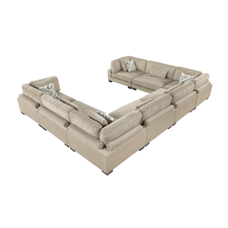 Tinley Brown 8-Piece Modular Sectional - Ornate Home