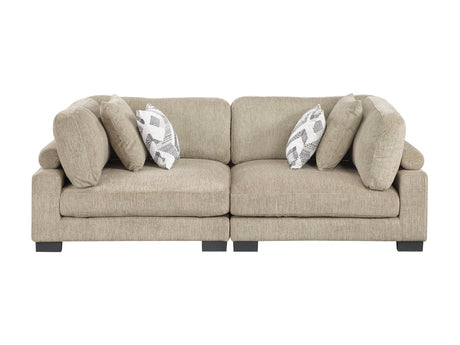 Tinley Brown Loveseat - Ornate Home