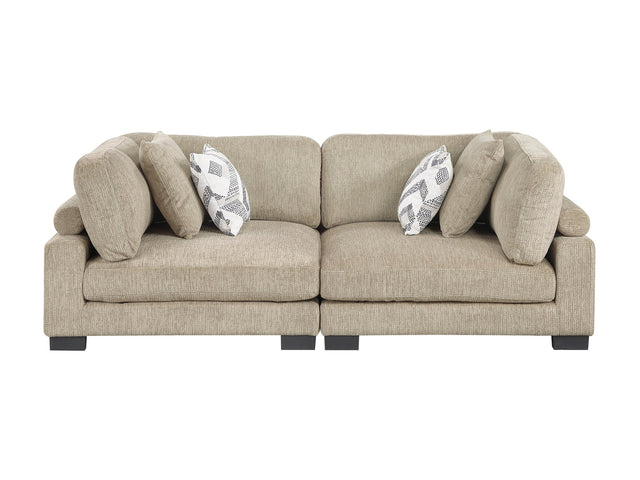 Tinley Brown Loveseat - Ornate Home