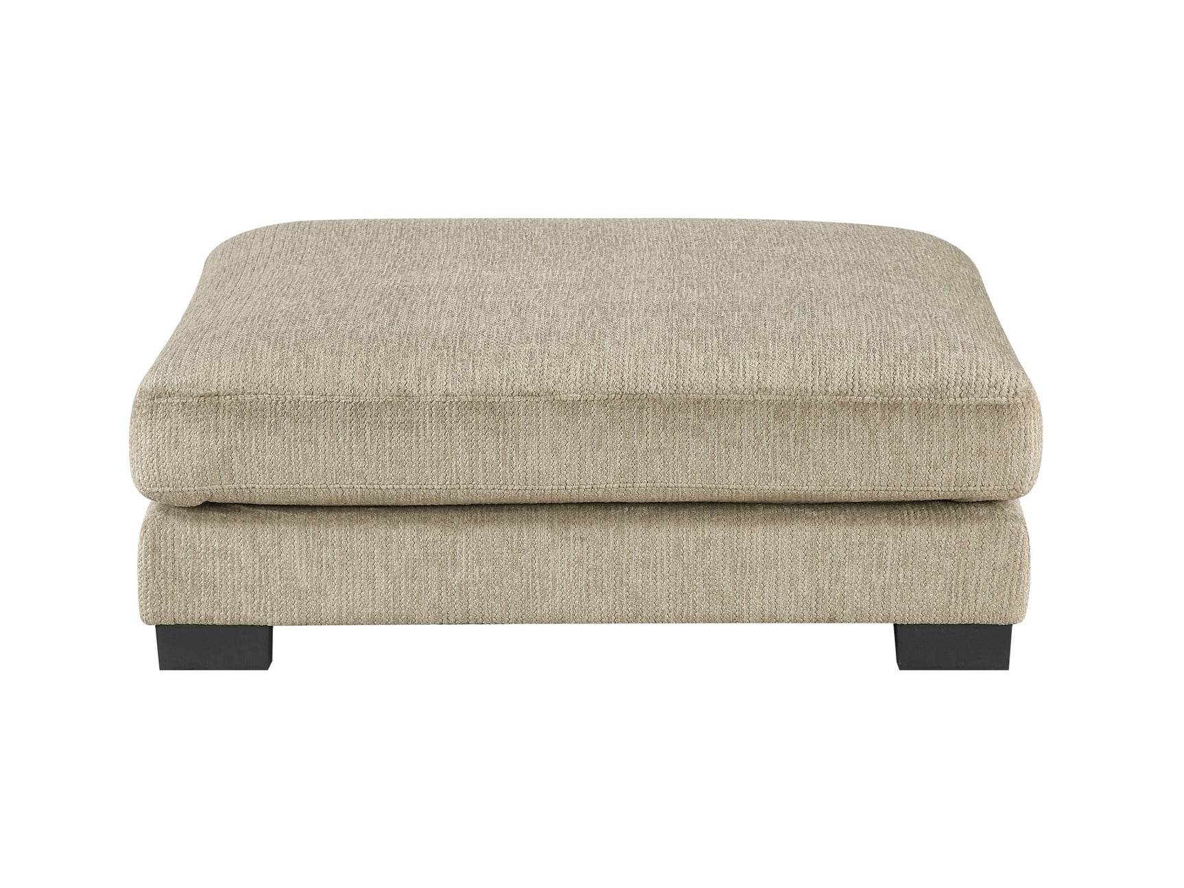 Tinley Brown Ottoman - Ornate Home