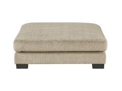 Tinley Brown Ottoman - Ornate Home