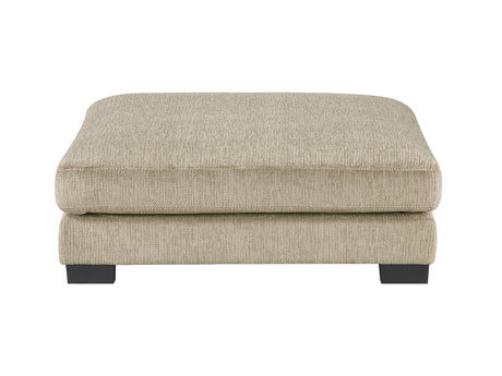 Tinley Brown Ottoman - Ornate Home