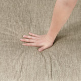 Tinley Brown Ottoman - Ornate Home