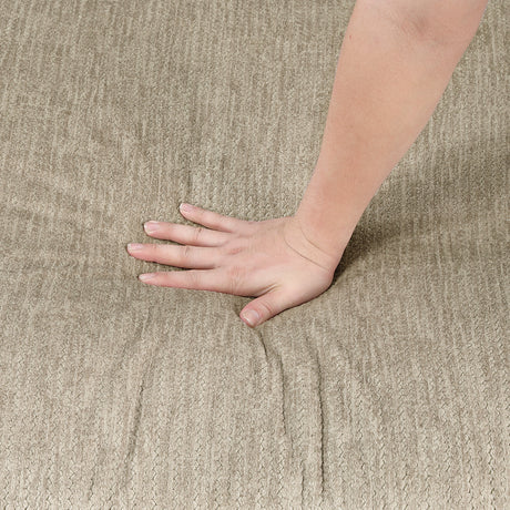 Tinley Brown Ottoman - Ornate Home