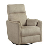 Tinley Brown Swivel Glider Reclining Chair - Ornate Home