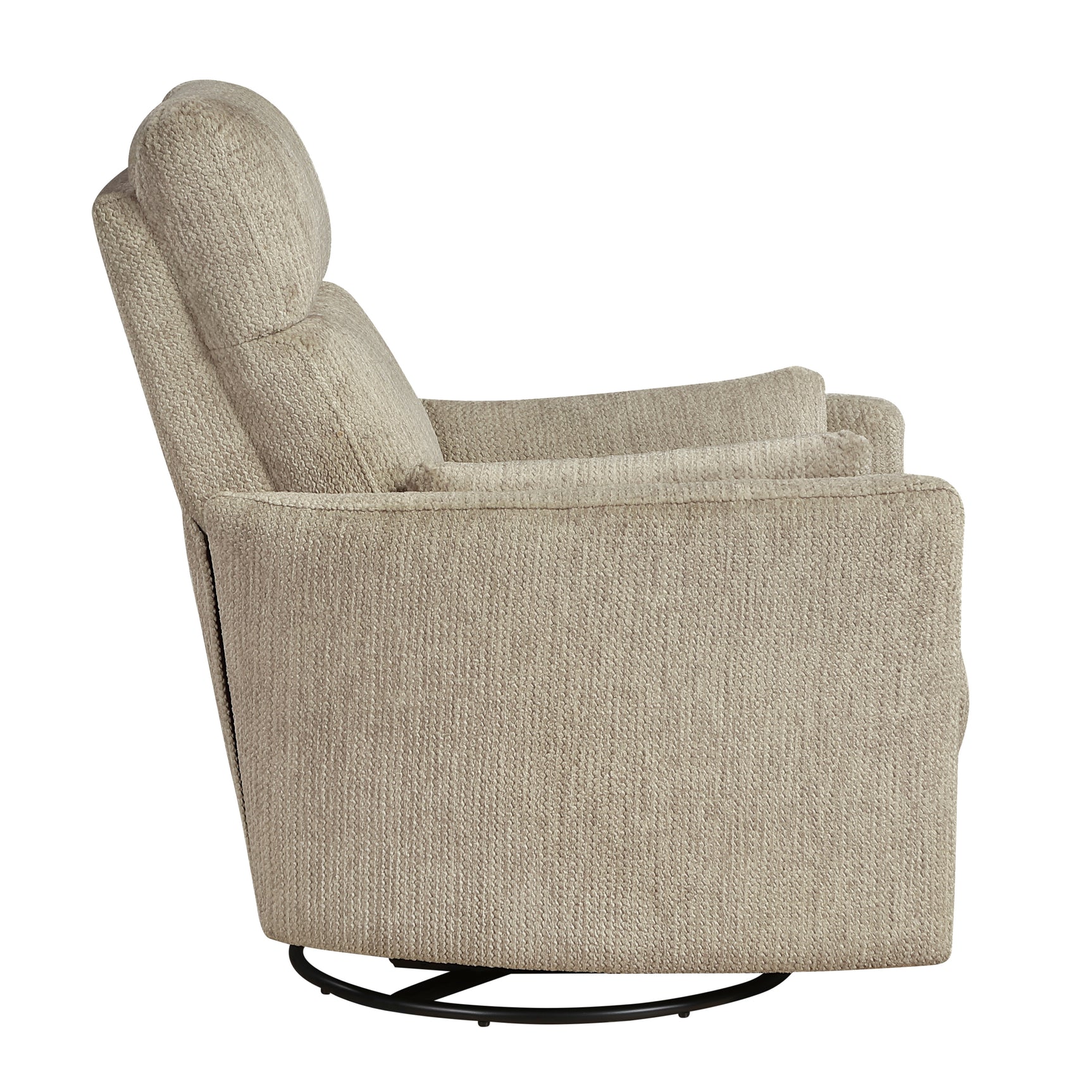 Tinley Brown Swivel Glider Reclining Chair - Ornate Home