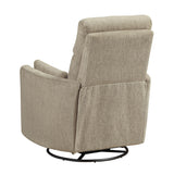 Tinley Brown Swivel Glider Reclining Chair - Ornate Home