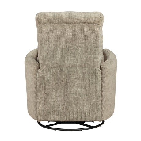 Tinley Brown Swivel Glider Reclining Chair - Ornate Home