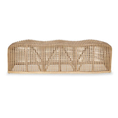 Tino Woodtone Rattan Bench - Ornate Home