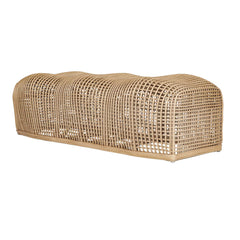 Tino Woodtone Rattan Bench - Ornate Home